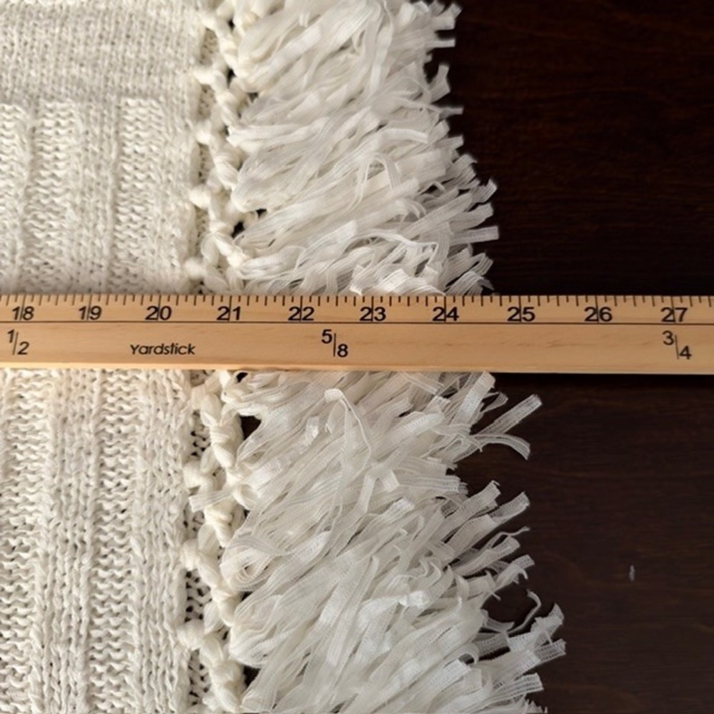 NWT Lilly Pulitzer Luca Sweater Resort White Fringe Hem Sleeveless M - Picture 12 of 12